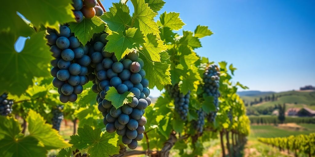 Get Winery License | How to Start a Winery in Ontario 1 Vineyard rows with grapes.