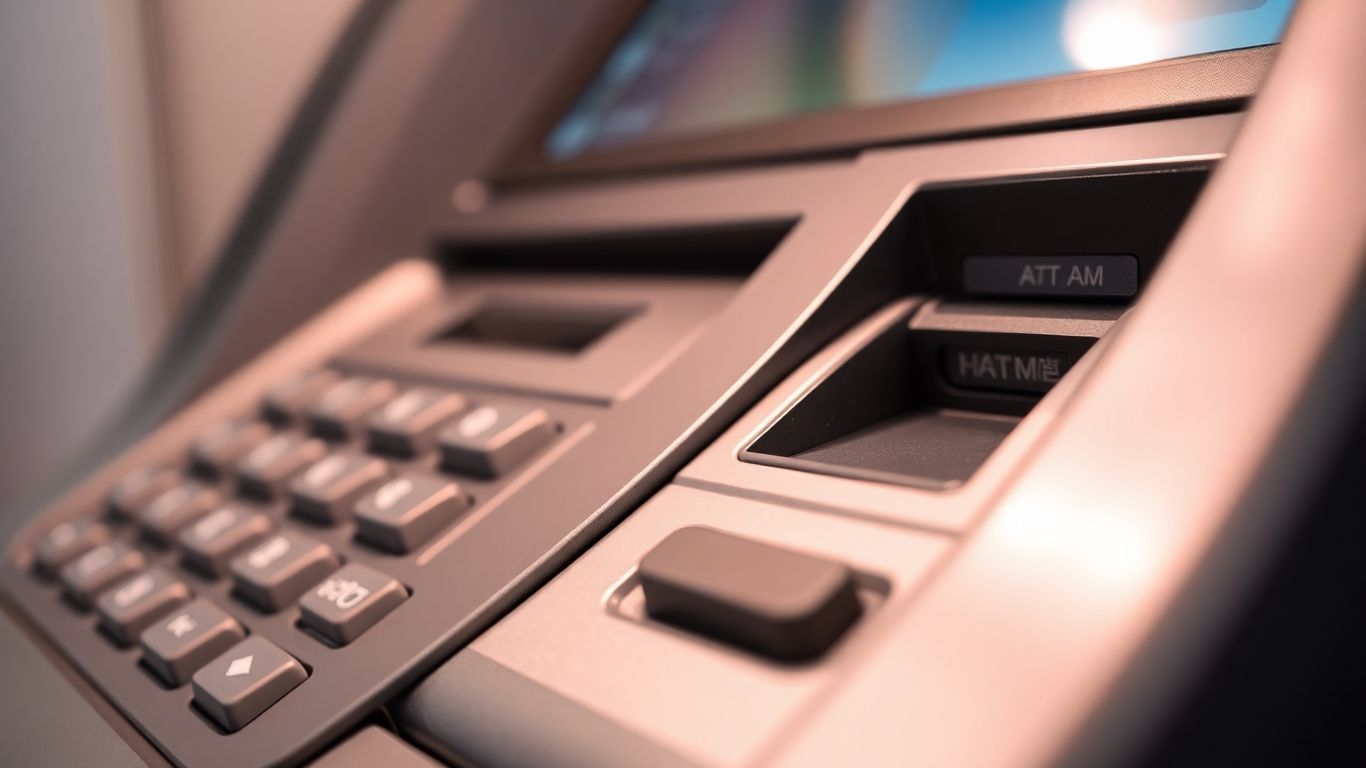 FINTRAC Requirements for ATM Acquirers 1 ATM machine card slot and keypad detail.