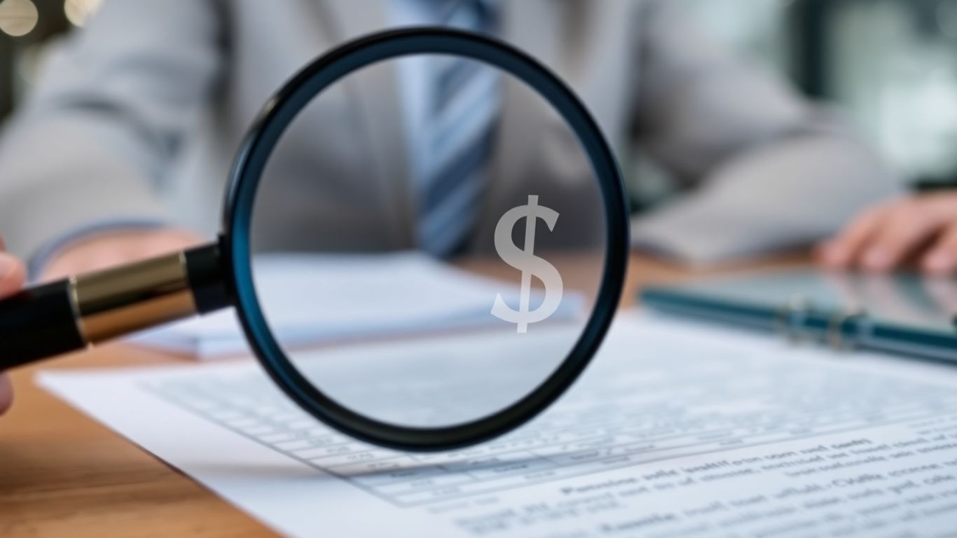 FINTRAC Requirements for Title Insurers 1 Magnifying glass over financial document, FINTRAC compliance.